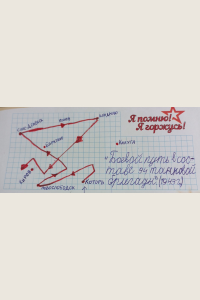 Боевой путь в составе 94 танковой бригады (1943 г.)